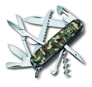 Visning af Lommekniven Huntsman Camouflage fra Victorinox