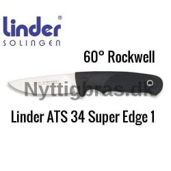 Linder Jagtkniv ATS 34 Super Edge 1