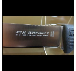 Jagtkniv ATS 34 Super Edge 2 fra Linder
