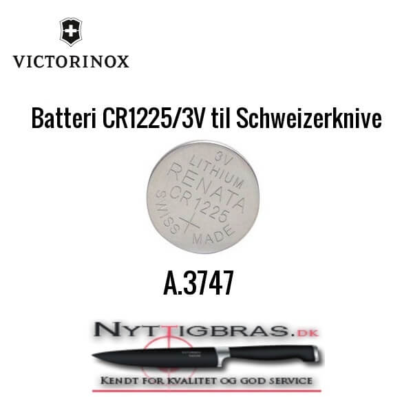 Ekstra Batteri CR1225/3V til Schweizerknive