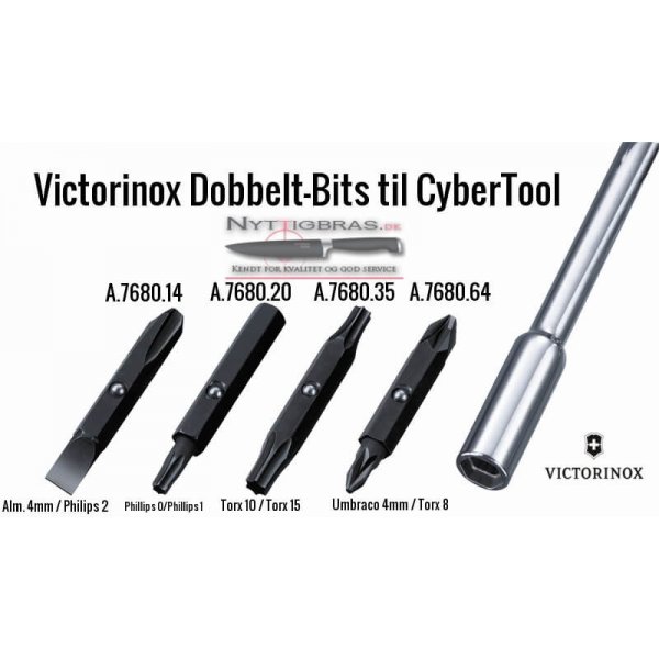 Dobbelt-Bits til Victorinox CyberTool