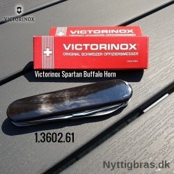 Executive Morfarkniv med Bøffelhorn fra Victorinox