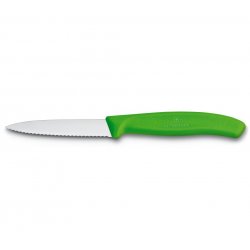 Urtekniv med lige knivblad 8 cm i grøn farve fra Victorinox